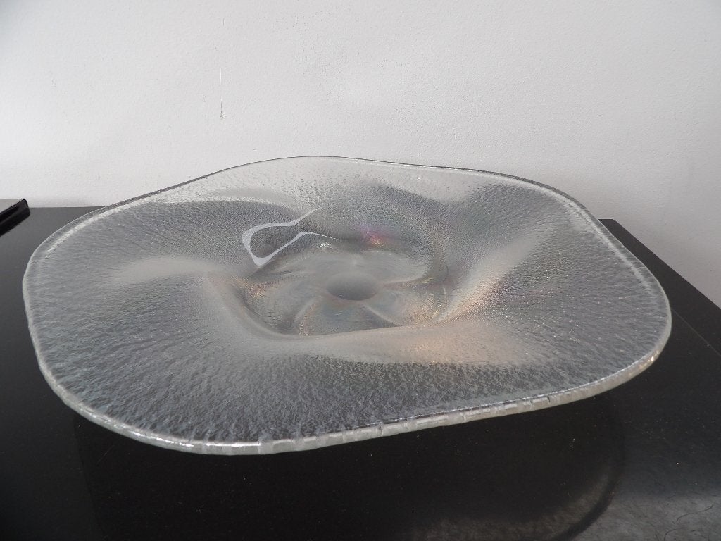 Art Deco Fruitschaal Kristal Unie Maastricht Coquille 1937, Antiek en Kunst, Ophalen of Verzenden