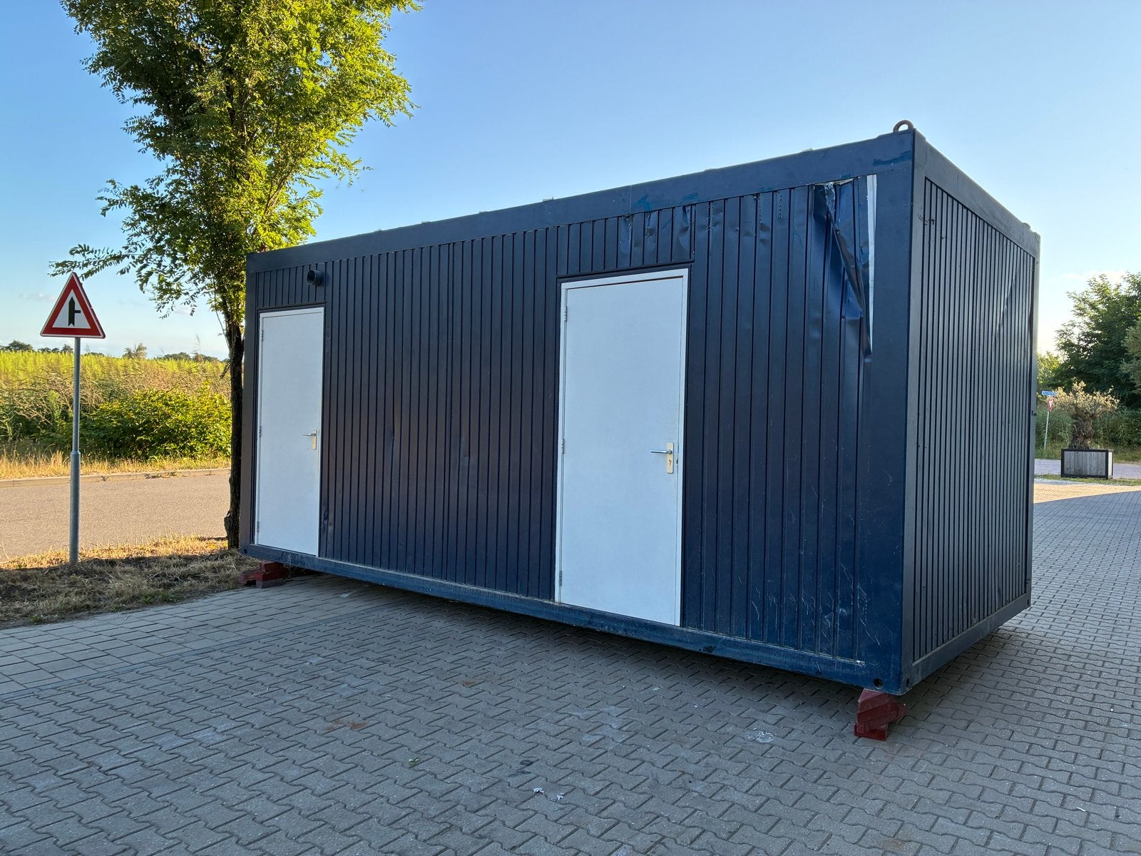 Mobiele Toiletunit / Sanitair Container, Ophalen