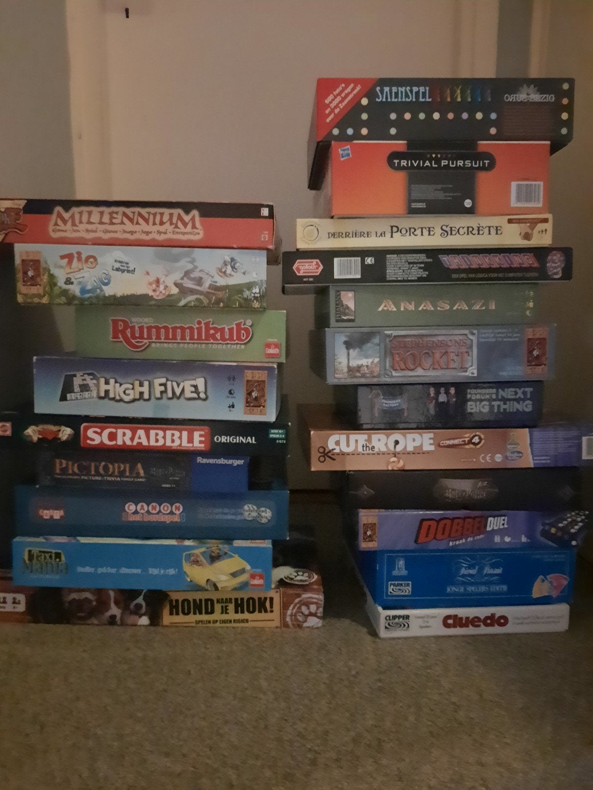 Grote partij 37 spellen - Zie foto's, Ophalen, Gebruikt