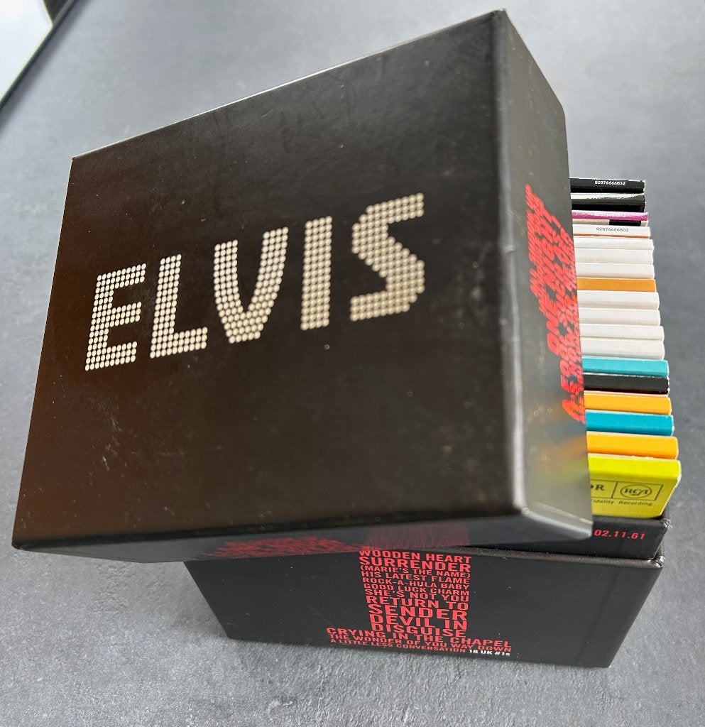 ELVIS PRESELY - #1 Singles boxset ( Box 18 CDs ), Boxset, Speciale editie, Ophalen of Verzenden, Zo goed als nieuw