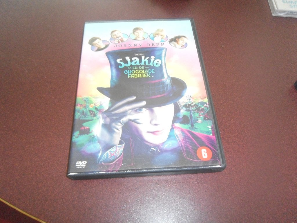 dvd sjakie en de chocoladefabriek, Alle leeftijden, Ophalen of Verzenden, Gebruikt