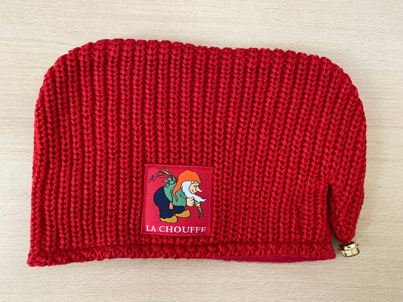 (Nieuw) 25x La chouffe kabouter muts - winter wol fleece, Verzamelen, Biermerken, Ophalen of Verzenden, Zo goed als nieuw, Glas of Glazen