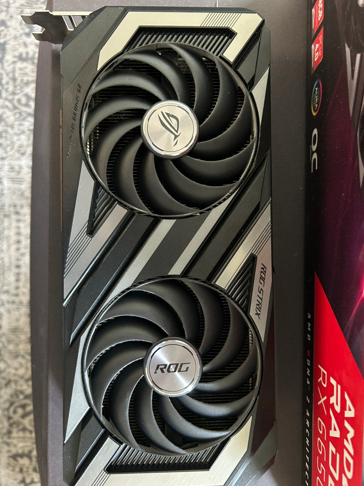 ASUS ROG Strix AMD Radeon RX 6650 XT V2 OC Edition GDDR6, Computers en Software, Videokaarten, Nieuw, AMD, PCI-Express 4.0, GDDR6