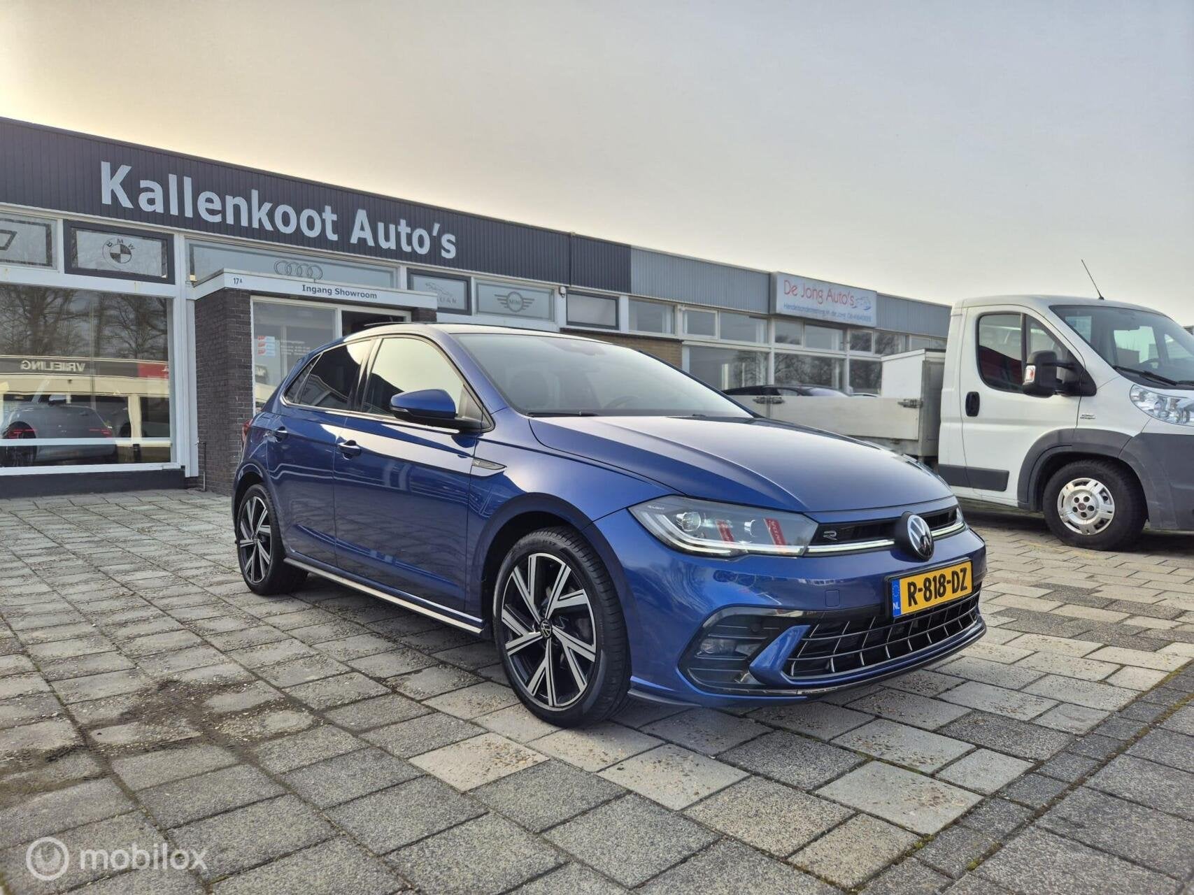 Volkswagen Polo 1.0 TSI 2x R-Line, DSG, Pano, IQ Light Grill, Stof, Gebruikt, Euro 6, Blauw