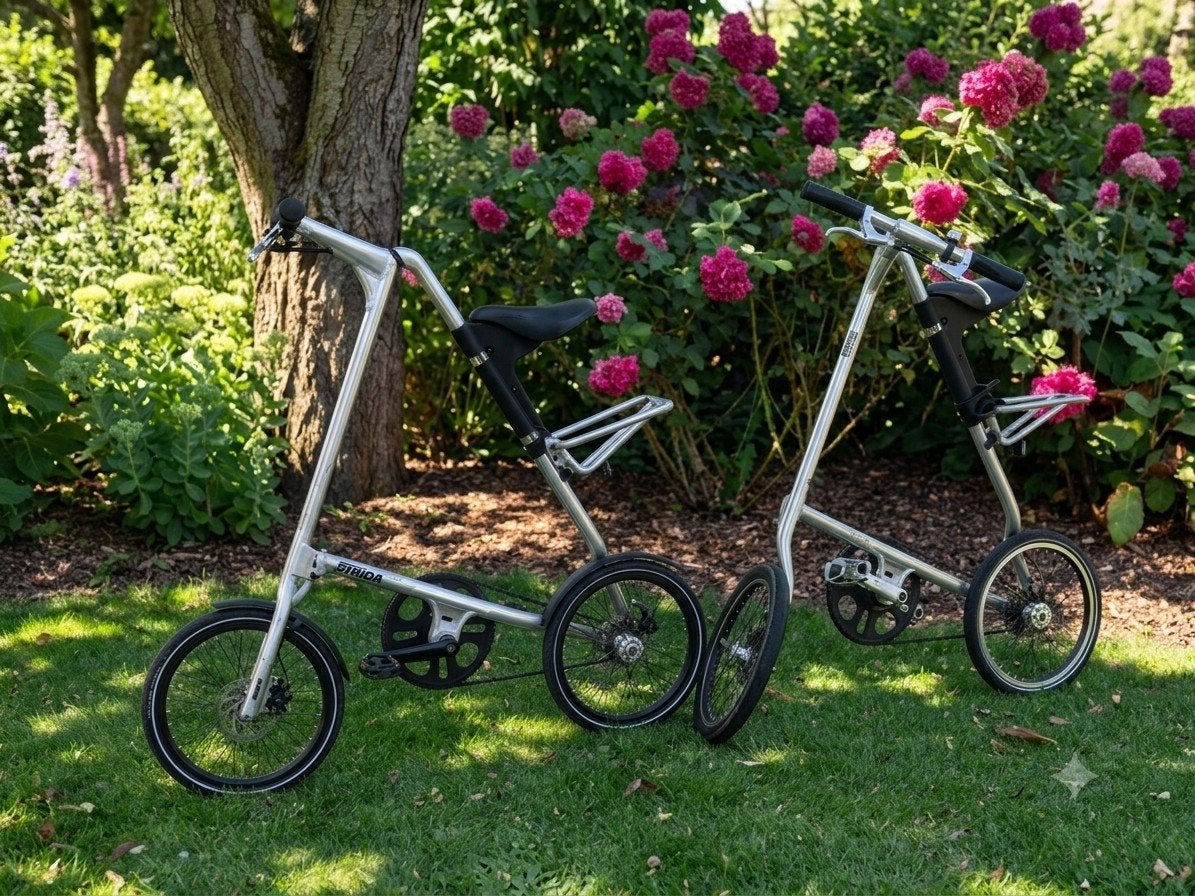 2X strida SX 18 inch Vouwfietsen : ZGAN, Brompton, Versnellingen, Ophalen of Verzenden, Zo goed als nieuw