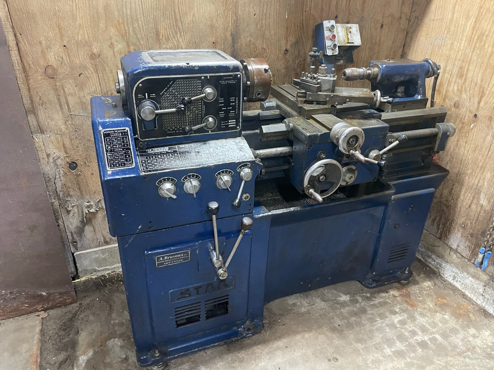 Star Metaaldraaibank - Robuust en Compleet met Accessoires, Ophalen, Gebruikt, Metaaldraaibank, Minder dan 500 mm