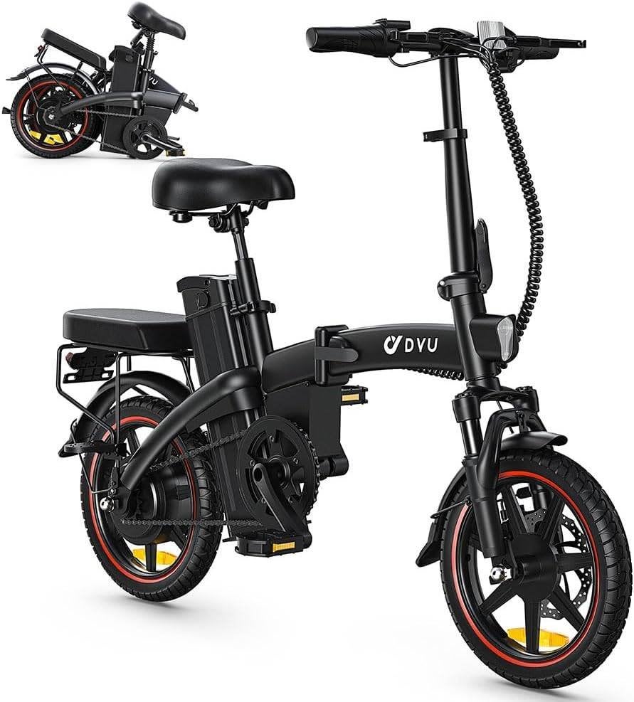 NIEUW: Stoere elektrische vouwfiets DYU A5 van 799 voor 475, 14 tot 16 inch, Versnellingen, Nieuw, Totaal opvouwbaar