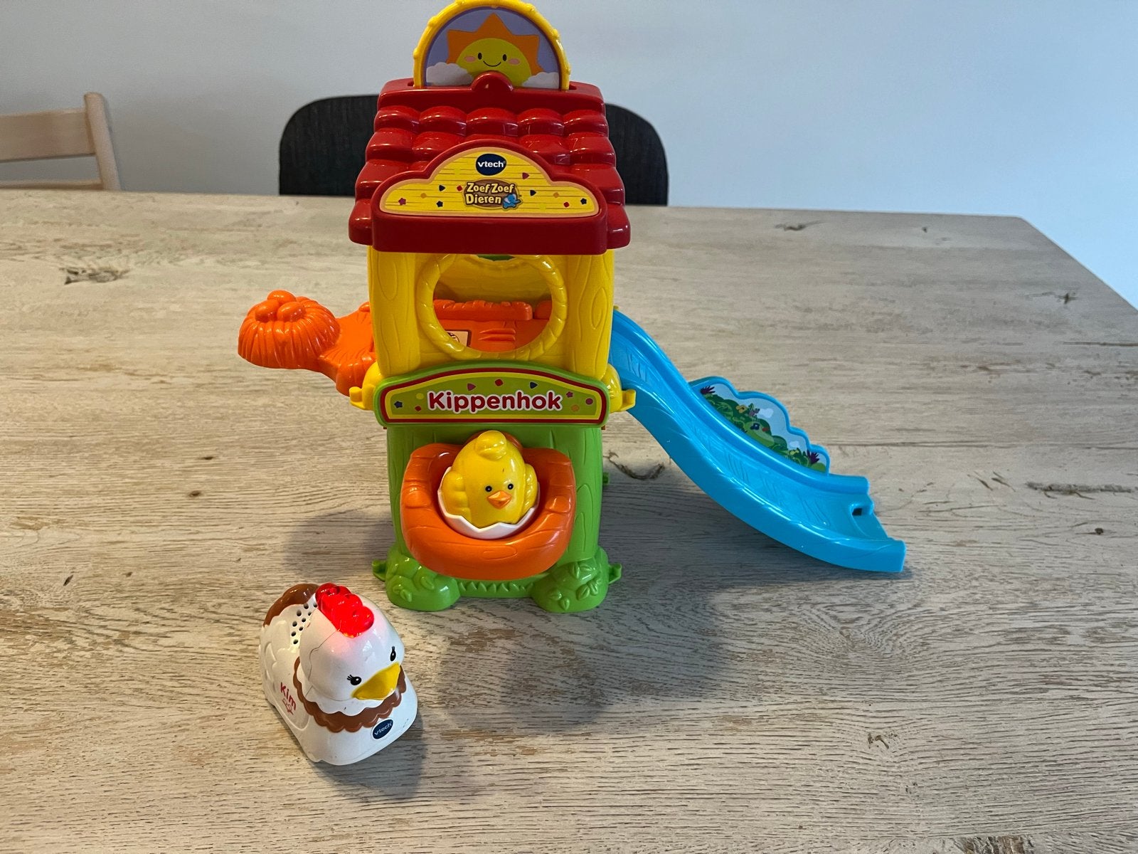 VTech Zoef Zoef Dieren Kippenhok, Ophalen of Verzenden, Zo goed als nieuw, Overige typen, Met licht