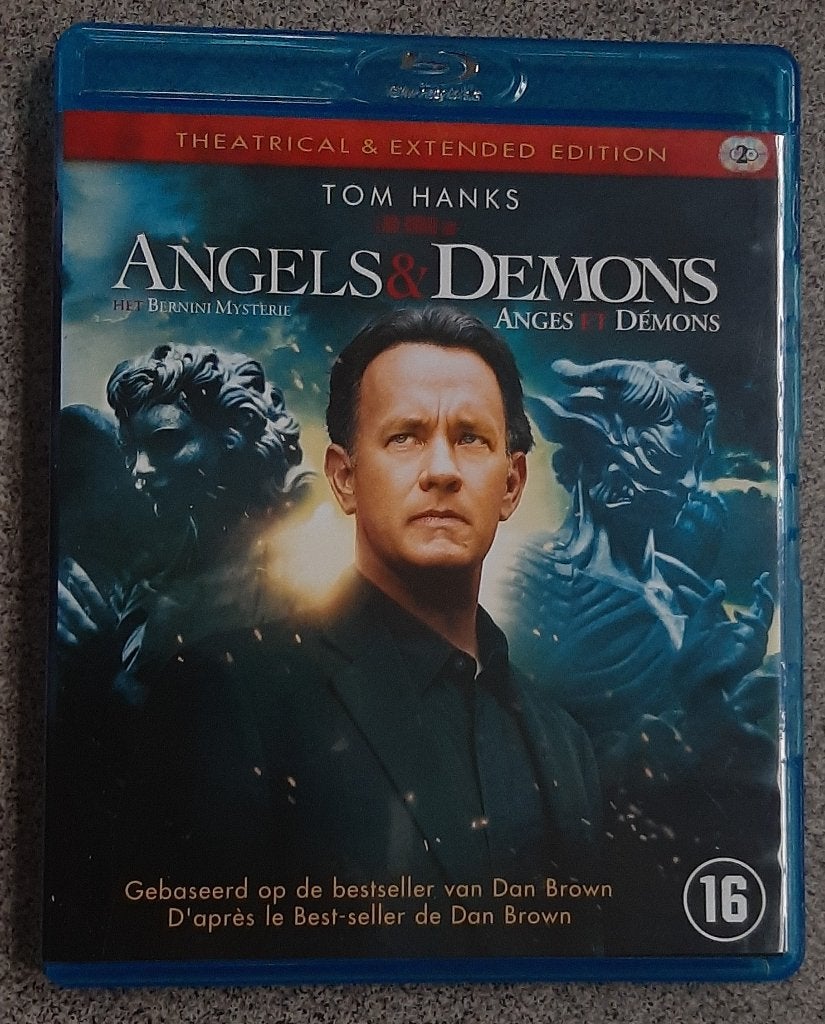 Blu-ray Angels en demons, Cd's en Dvd's, Blu-ray, Zo goed als nieuw, Thrillers en Misdaad, Ophalen of Verzenden
