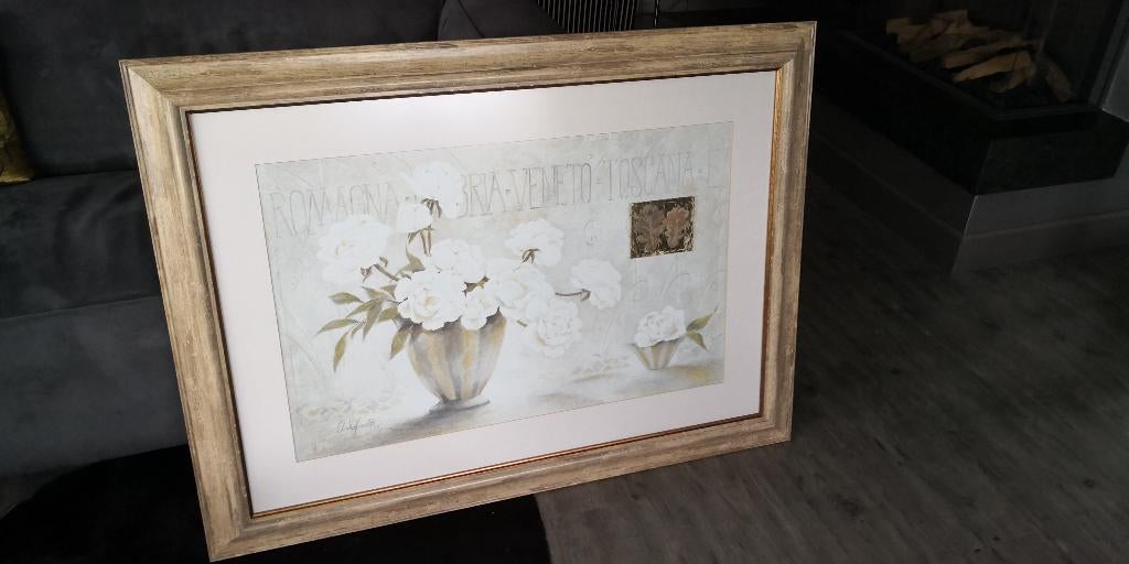 schilderij Claudia Ancilotti 115x85 cm, Ophalen, Zo goed als nieuw, Schilderij, 100 tot 125 cm