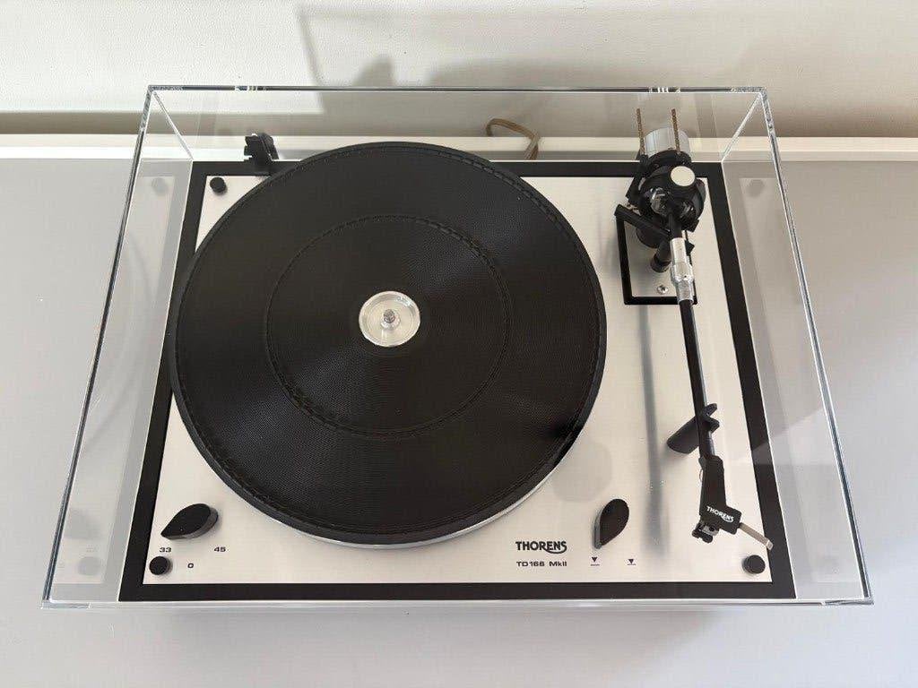 Thorens TD 166 MkII met originele Shure M75-6S, Ophalen, Zo goed als nieuw, Platenspeler, Thorens