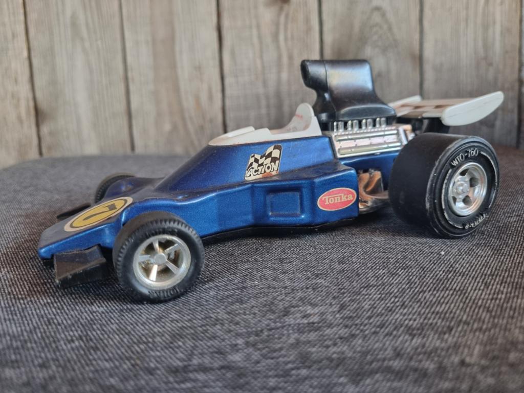 Vintage Tonka Formule 1 Raceauto, Ophalen of Verzenden, Gebruikt