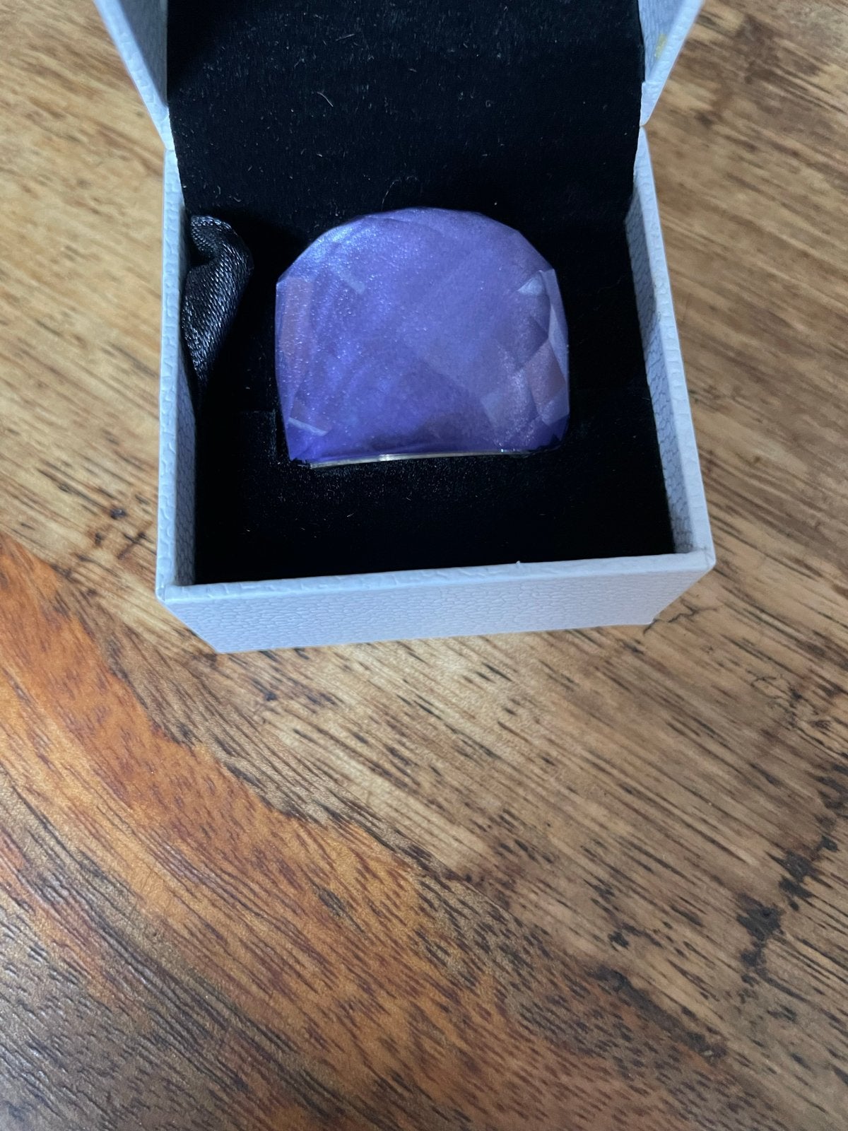 Nieuwe Swarovski Nirvana ring, maat 58, Sieraden, Tassen en Uiterlijk, Ringen, Met kristal, 18 tot 19, IJzer of Staal, Paars