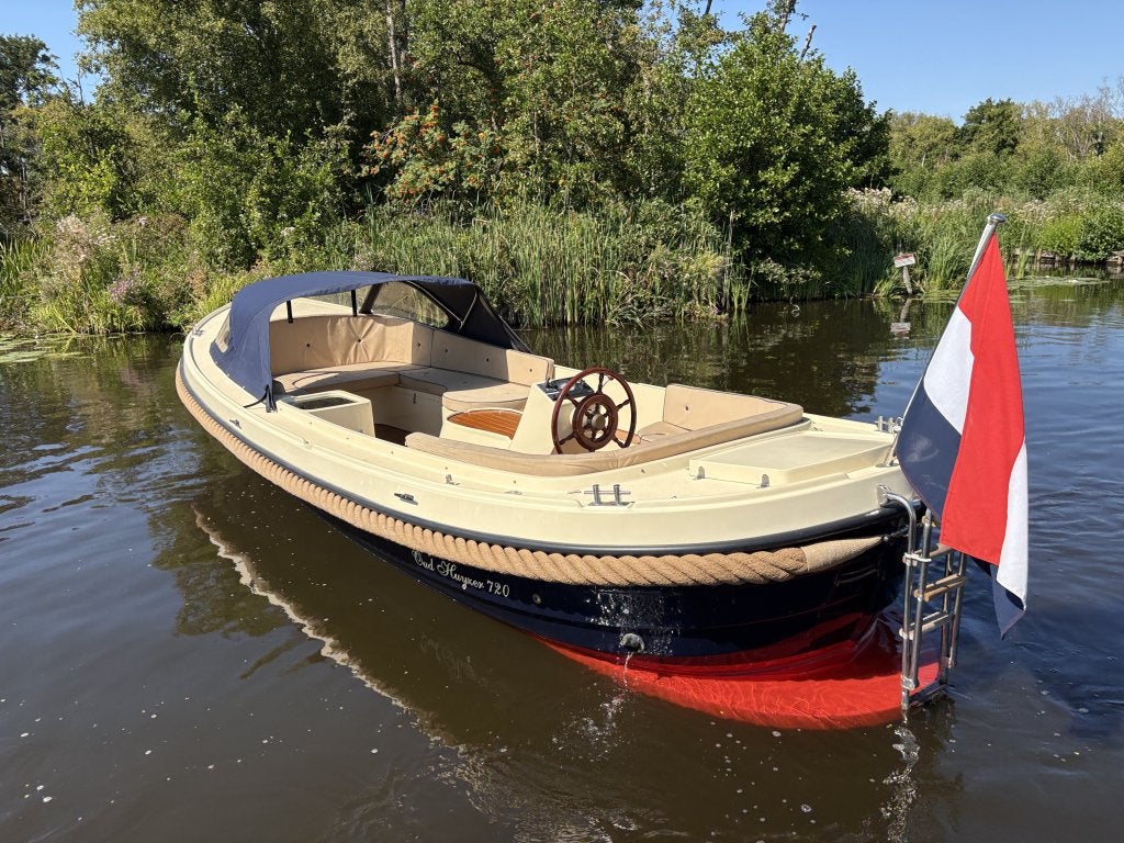 Oudhuijzer 720 + Boegschroef, Watersport en Boten, Sloepen, Overige merken, Overige brandstoffen, 55 cm, 2 m