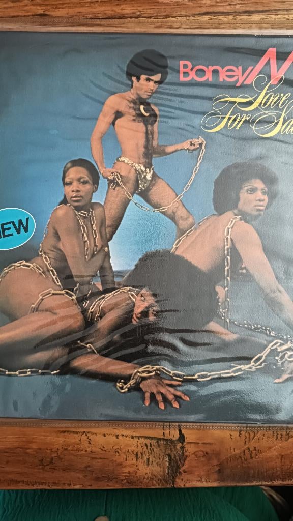Bony m love for sale lp, Inclusief binnenhoes, Ophalen, Gebruikt, 12 inch