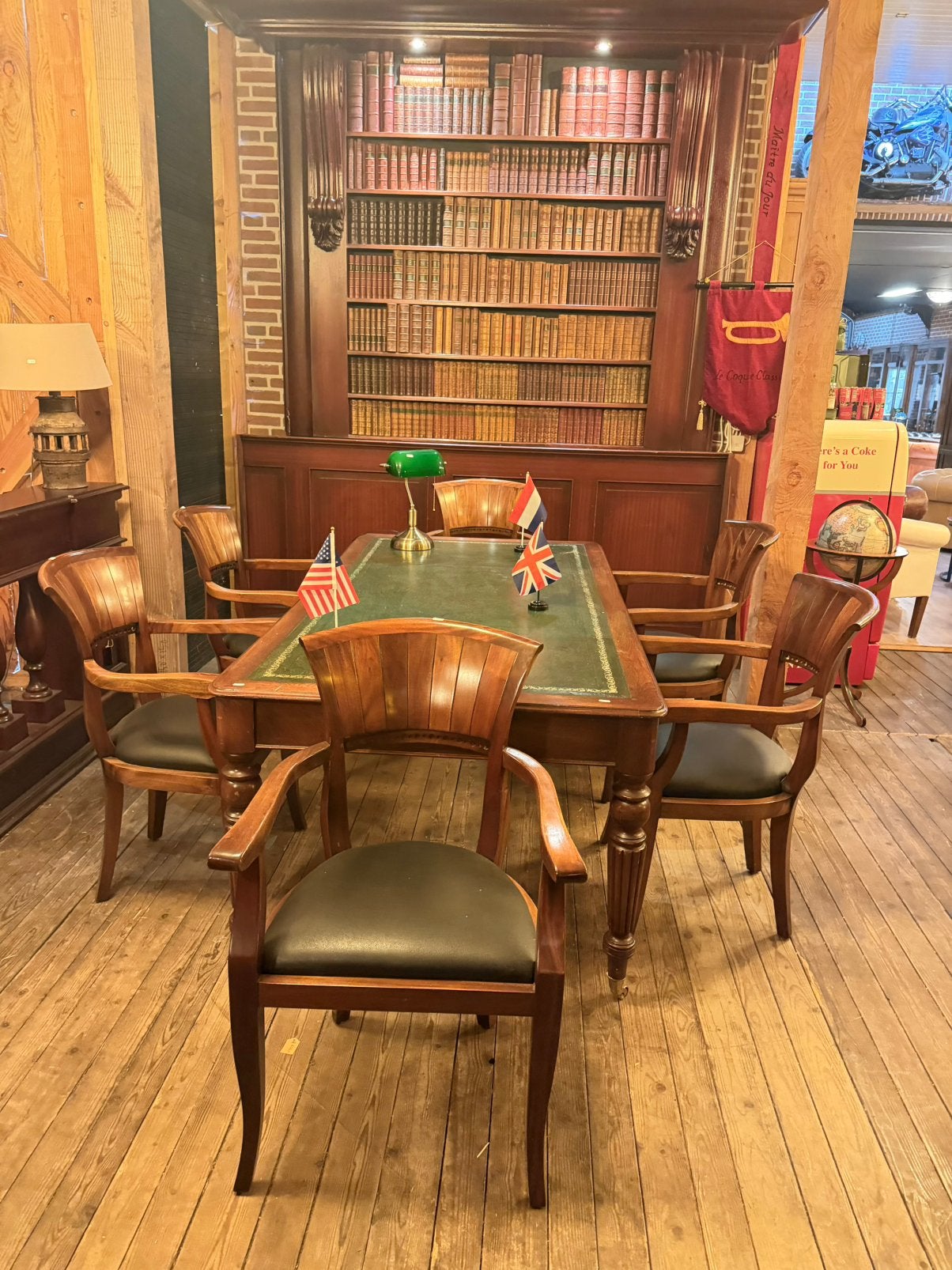 Bibliotheektafel | Vergadertafel  | 6 Captain Chairs, Ophalen