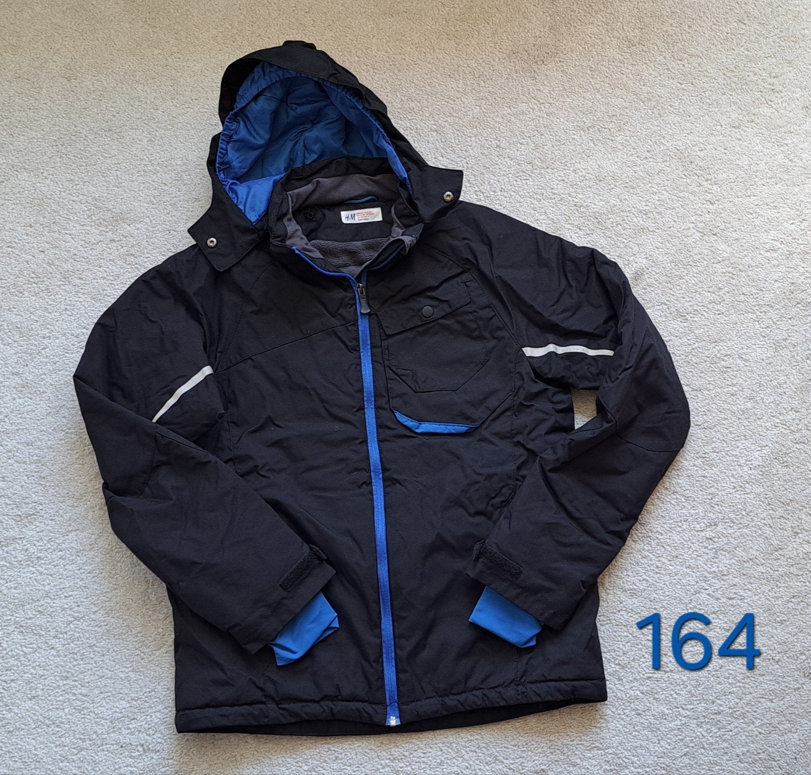 ZGAN winterjas /skijas maat 164., H&M, Ophalen of Verzenden, Zo goed als nieuw, Jongen
