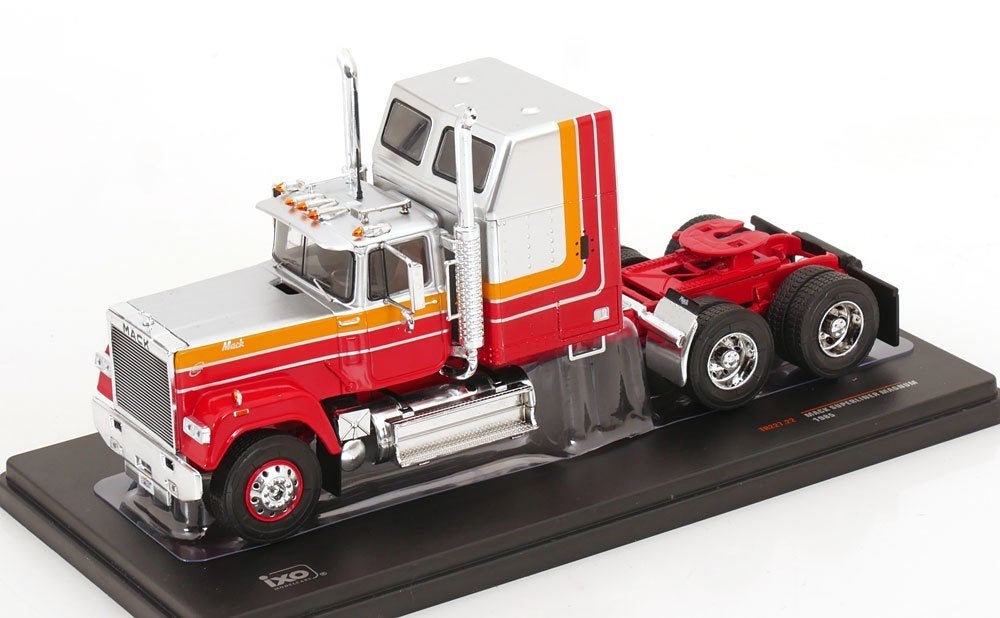 Mack Superliner Magnum 1985 Zilver / Rood 1-43 Ixo Models, Overige merken, Tschuiten@hotmail.com, Duitsland, Auto