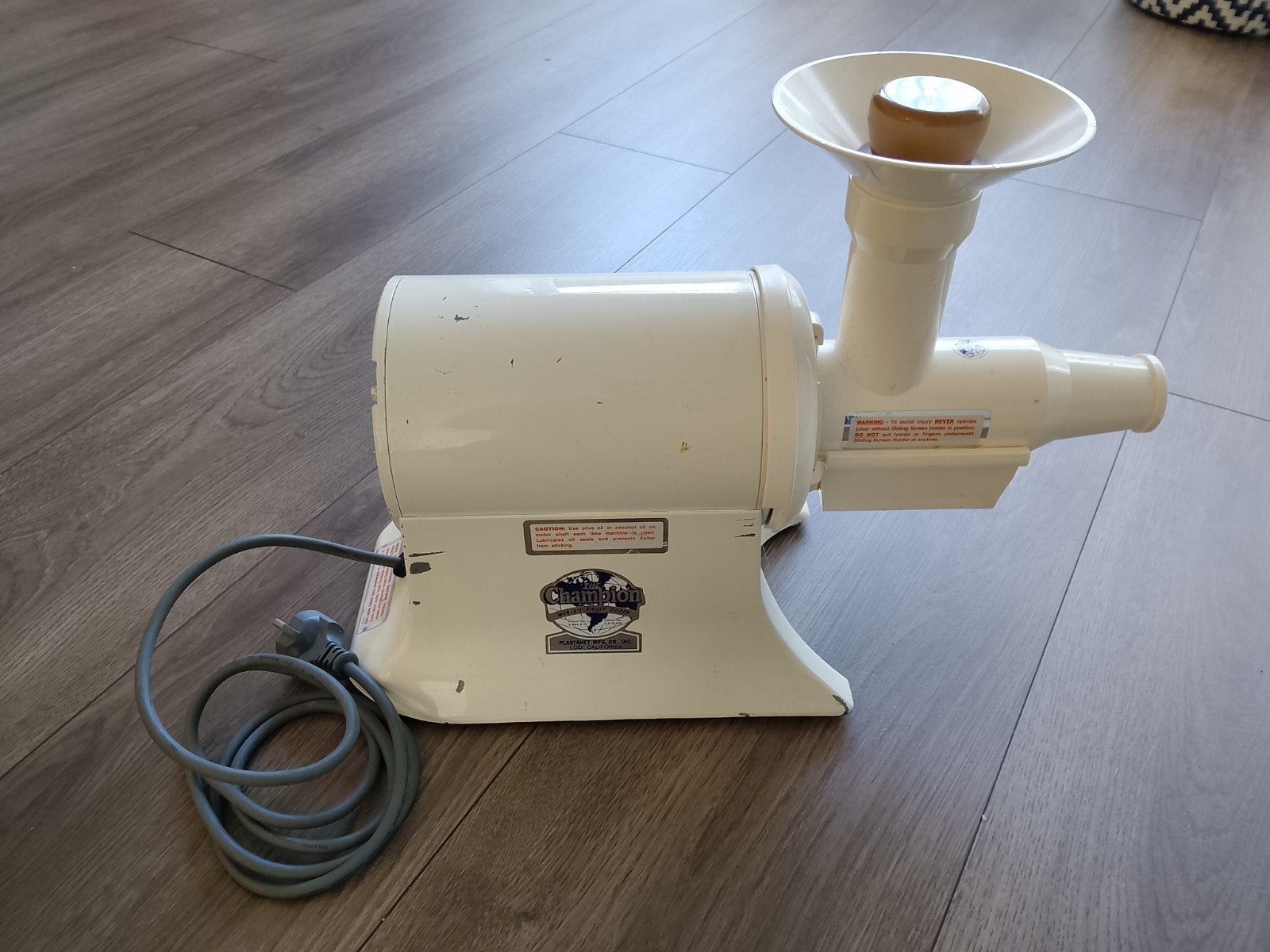 Champion Juicer 2000 - Oerdegelijke sapcentrifuge, Witgoed en Apparatuur, Ophalen, Gebruikt