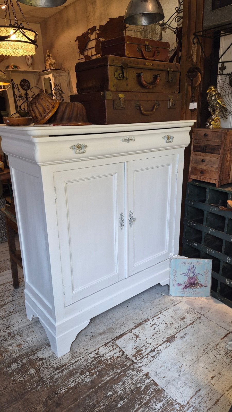 Super leuke oude grenen meidenkast halfhoog biedermeier, Ophalen of Verzenden, Gebruikt, 25 tot 50 cm, Grenenhout