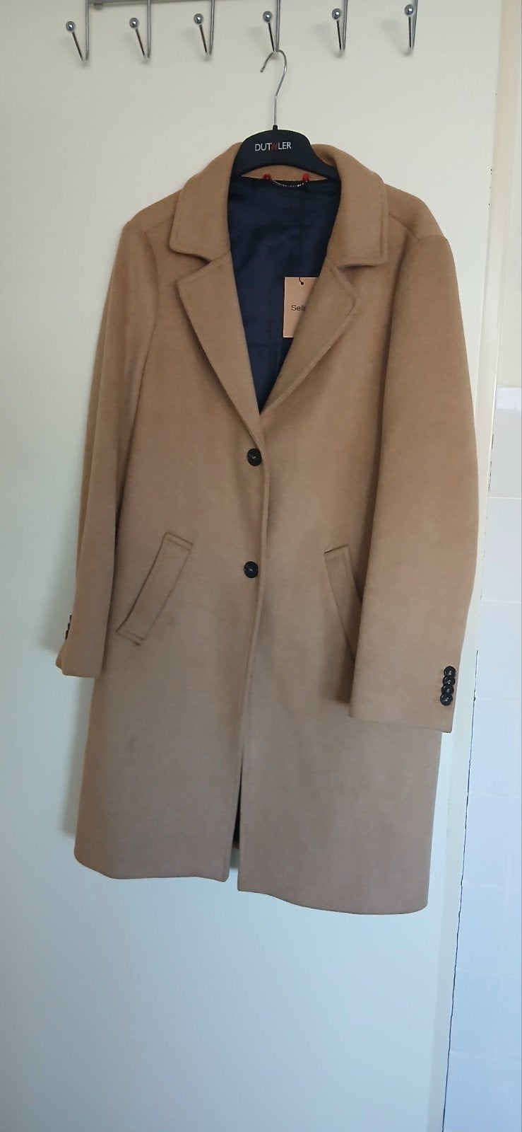 FUTURE. Camel jas mt 44, Overige kleuren, Verzenden, Maat 42/44 (L), Zo goed als nieuw