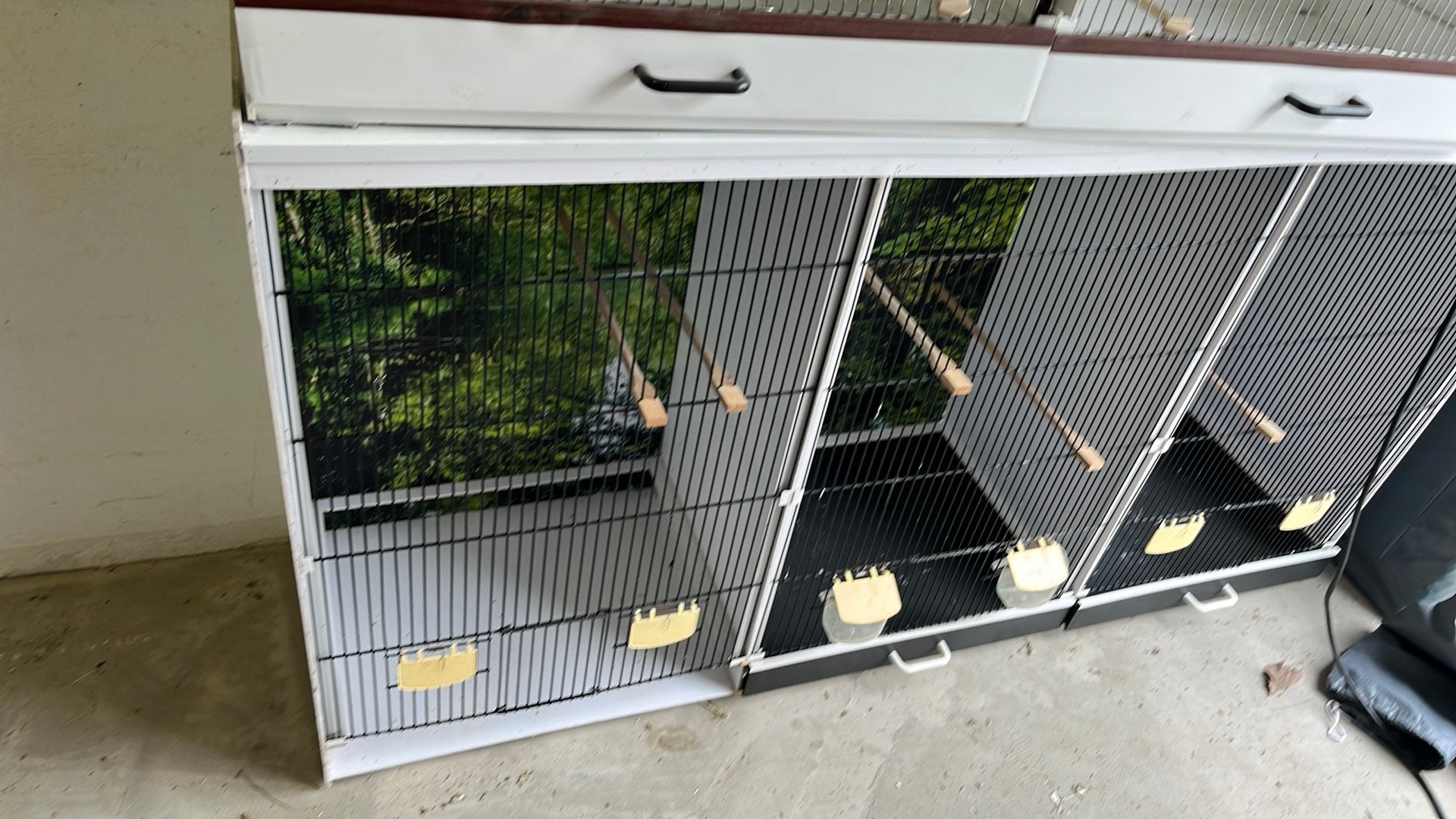 Bird supply kooi  3 delig, Dieren en Toebehoren, Ophalen, Gebruikt, Hout, Vogelkooi