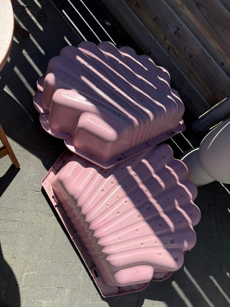 Speelgoed schelpen roze, Ophalen, Zo goed als nieuw