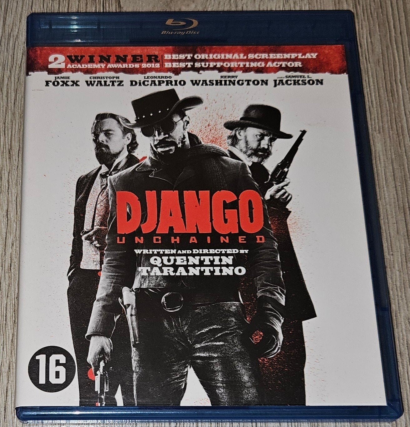 Django Unchained - Blu-ray (Quentin Tarantino), Cd's en Dvd's, Blu-ray, Zo goed als nieuw, Actie, Ophalen of Verzenden