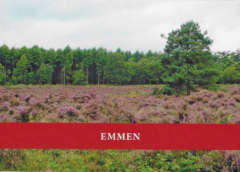 Ch924 Ongelopen ansichtkaart Emmen, Verzamelen, Ansichtkaarten | Nederland, Ophalen of Verzenden, 1980 tot heden, Gelopen, Drenthe