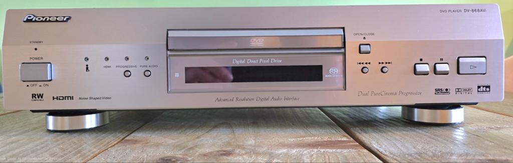 Pioneer DV-868AVI -S High-End DVD / SACD / CD speler, Ophalen of Verzenden, Zo goed als nieuw, Pioneer