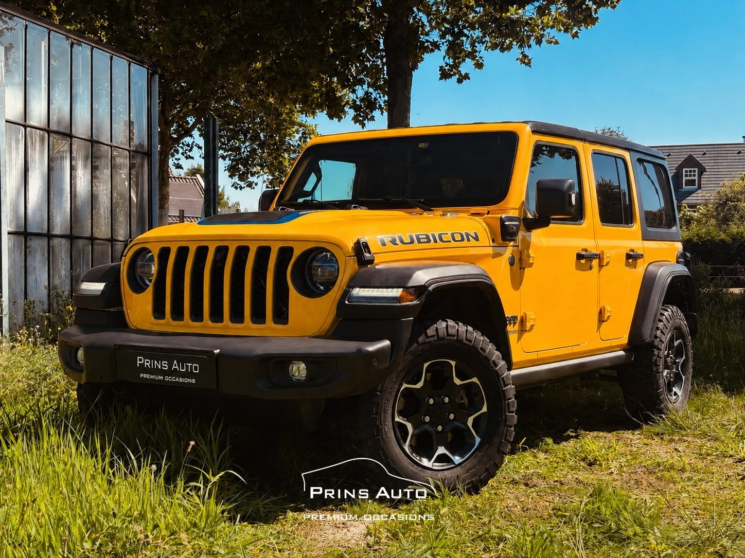Jeep Wrangler Unlimited 4xe 380 Rubicon |NAVI|CLIMA|CRUISE|C, Auto's, Zwart, 4 cilinders, Cabriolet, 23 km/l