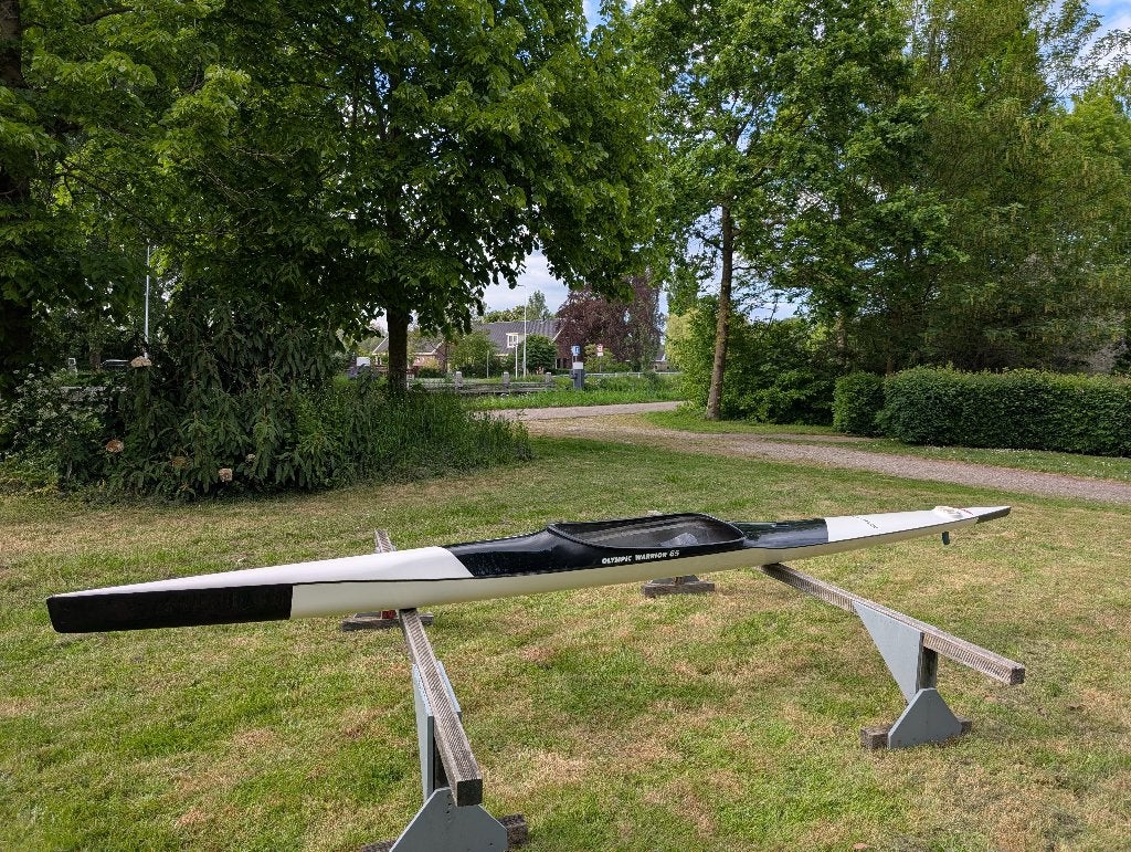 Plastex Olympic Warrior 65 K1 vlakwaterkajak, Ophalen, Zo goed als nieuw, 1-persoons
