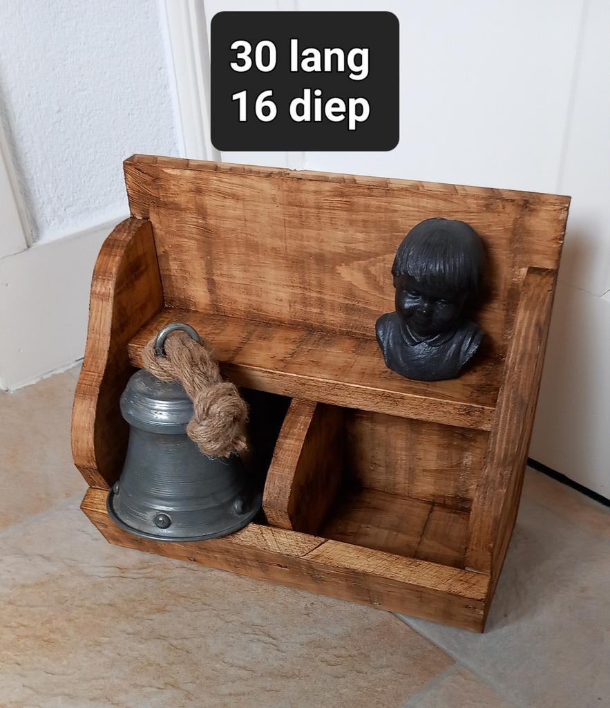 Houten gruttersbak - 30x16 cm - Exclusief accessoires, Antiek en Kunst, Ophalen of Verzenden