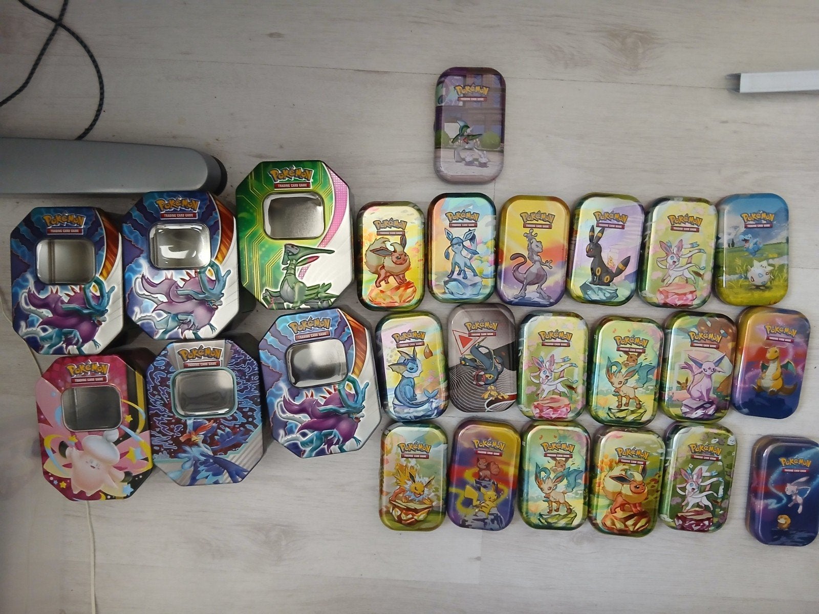Lege pokemon tins, Ophalen, Zo goed als nieuw, Overige typen
