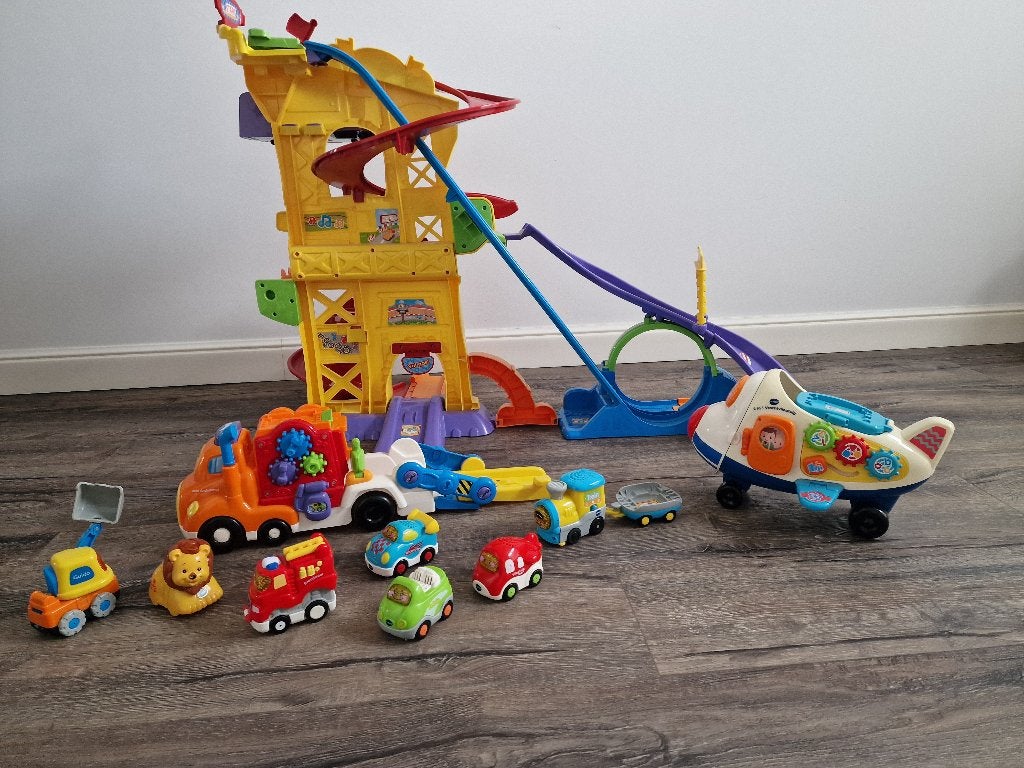 Vtech stuntbaan toet toet auto's en vliegtuig, Ophalen, Gebruikt
