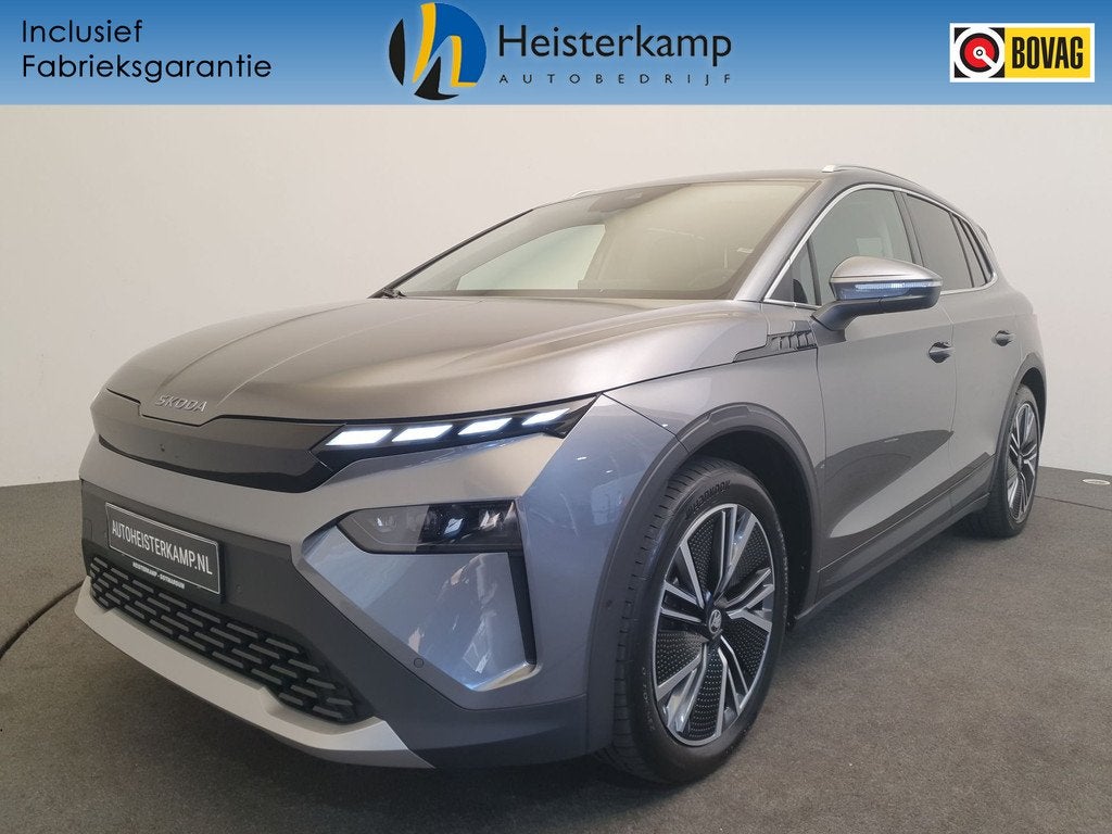 Skoda Elroq 85 Business Edition Matrix Led, 360 Camera, Cant, Auto's, Skoda, Automaat, 12 maanden, Zwart, Elroq
