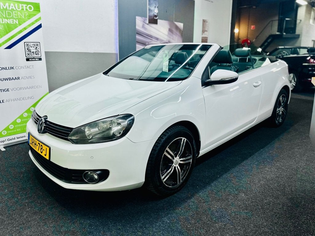 Volkswagen Golf Cabriolet 1.4 TSI - Automaat - DPC V+A - ELK, Euro 5, 730 kg, Gebruikt, Zwart