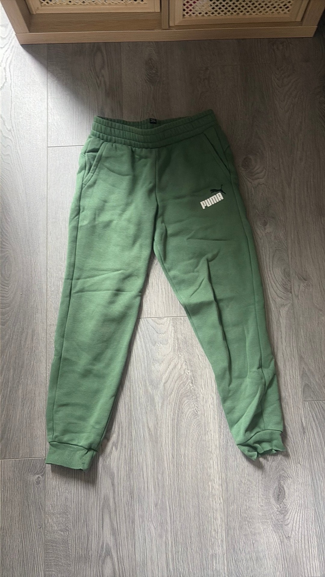 Puma broek jongens, Ophalen, Zwart, Zo goed als nieuw, Maat 34 (XS) of kleiner