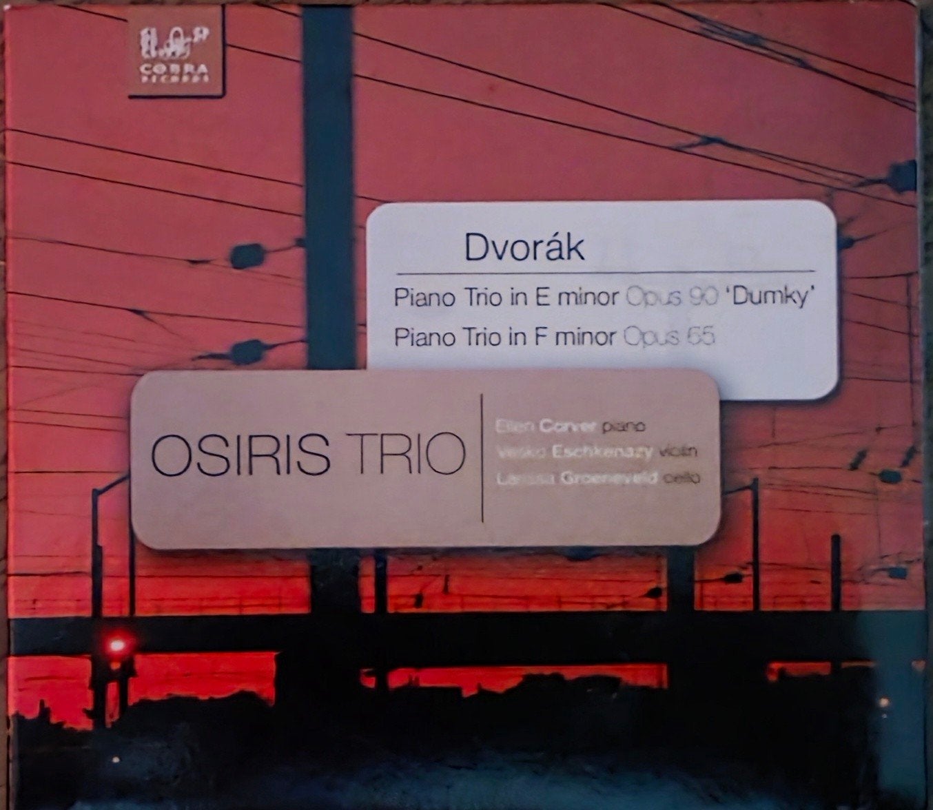 Dvořák: Pianotrio's - Osiris Trio (CD), Inclusief boekje, Kamermuziek, Ophalen of Verzenden, Zo goed als nieuw