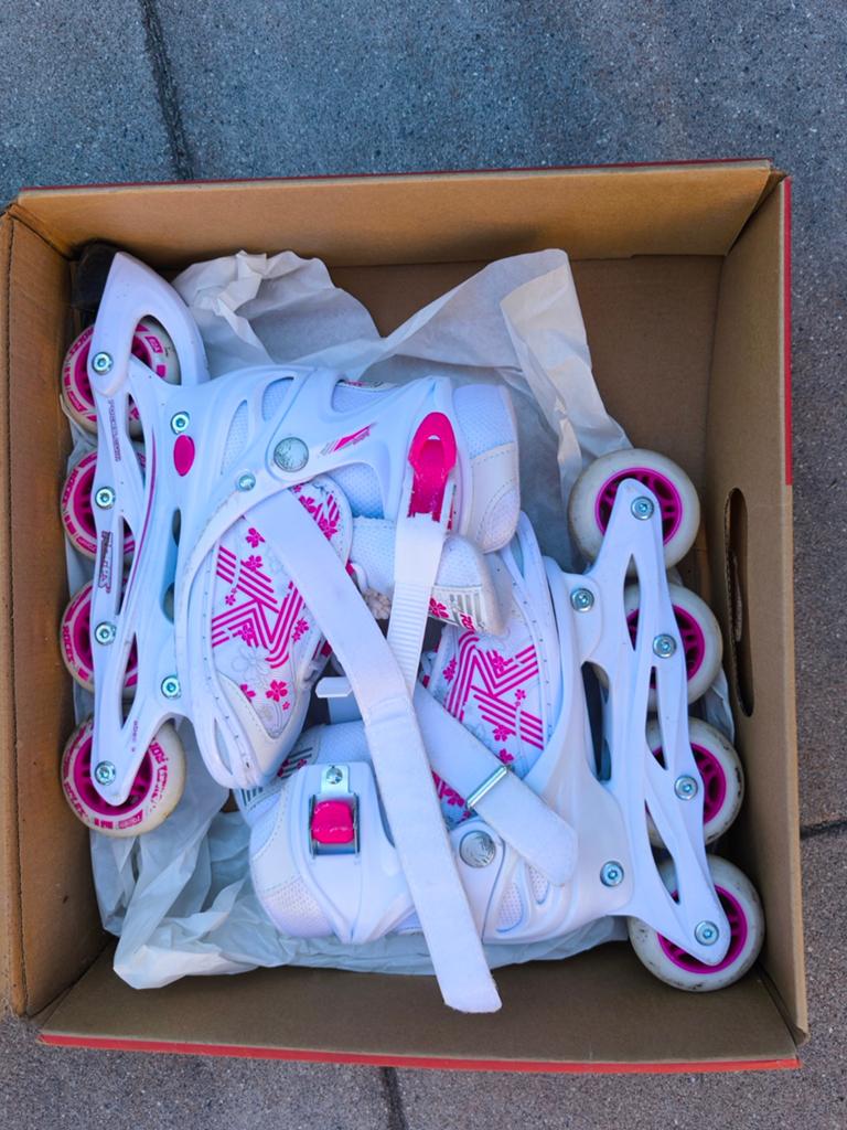 Roces Jokey 3.0 Girl verstelbare inline skates (30-33), Ophalen, Verstelbaar, Gebruikt, Kinderen
