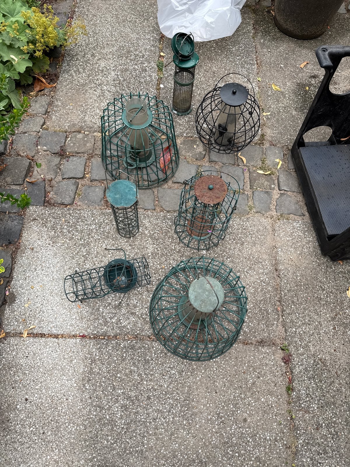 Gratis vogelvoederbakjes voor diverse vogels, Tuin en Terras, Ophalen, Gebruikt