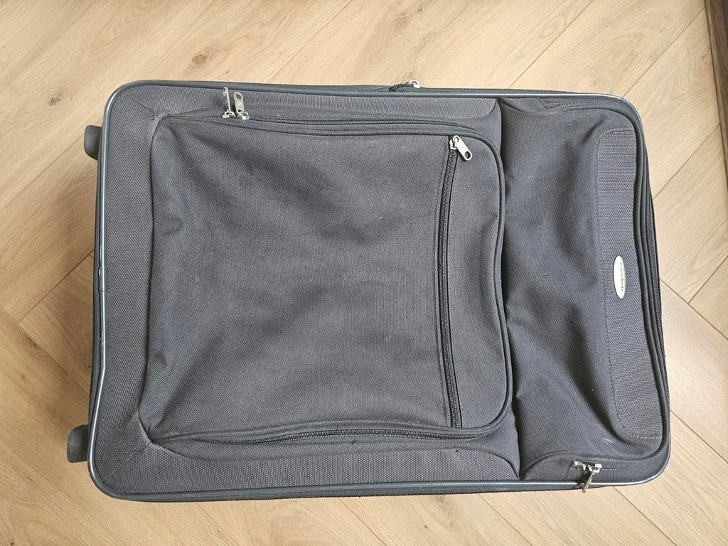 Handbagage koffertje, Ophalen, 40 tot 60 cm, Gebruikt, Zwart