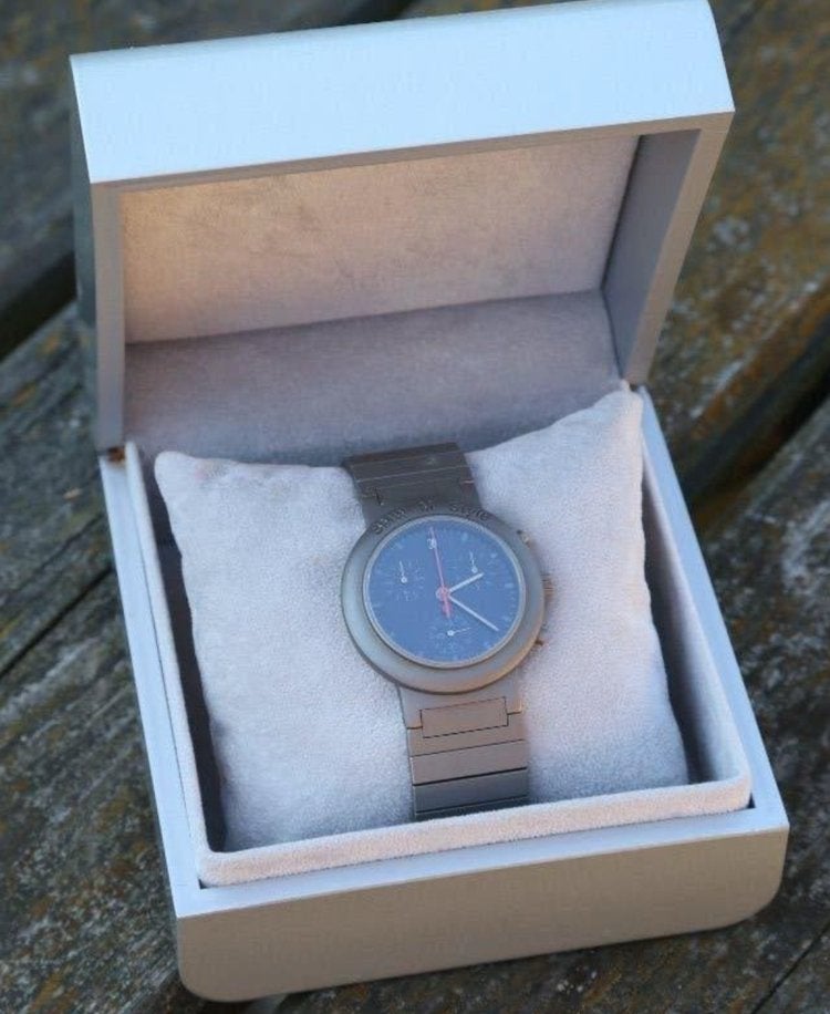 BMW M Style titanium horloge zeldzaam, Overige merken, Overige materialen, Polshorloge, Overige materialen