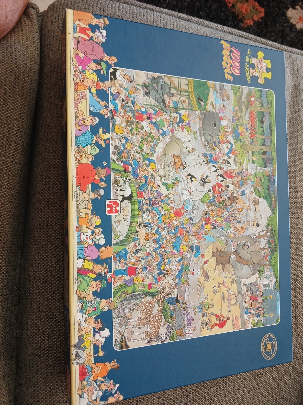Jan van Haasteren Legpuzzel 1000 stukjes - De Dierentuin, Ophalen, 500 t/m 1500 stukjes, Zo goed als nieuw, Legpuzzel
