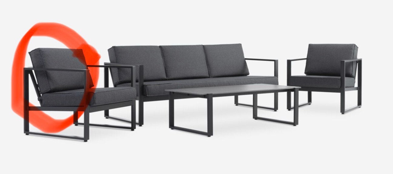 Gezocht Vonge stoelkussen, Tuin en Terras, Ophalen of Verzenden, Zo goed als nieuw, Stoel
