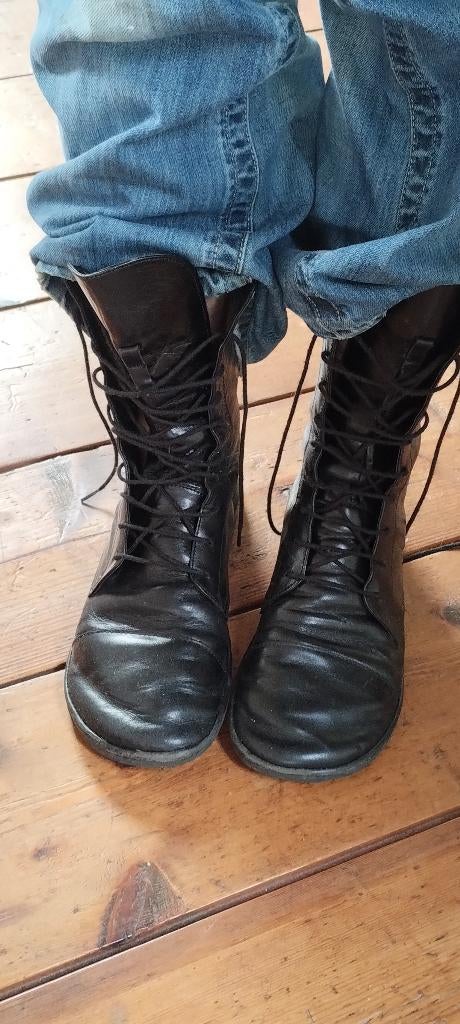 Drifter Leather lace up boots 41, Zwart, The drifter leather, Lage of Enkellaarzen, Ophalen of Verzenden