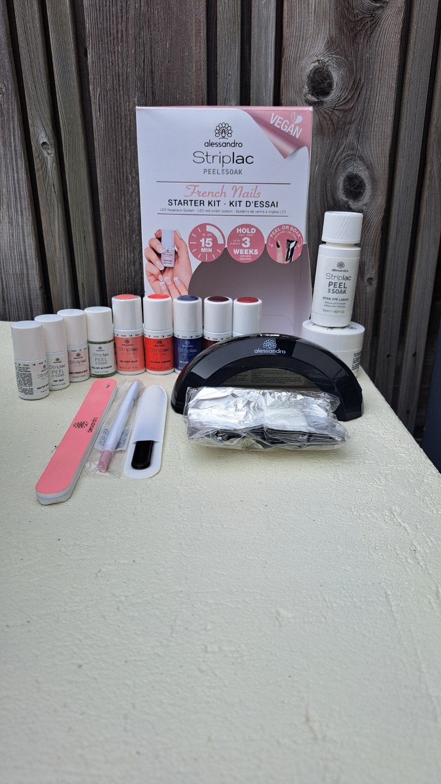 Striplac nagelset, Ophalen of Verzenden, Overige kleuren