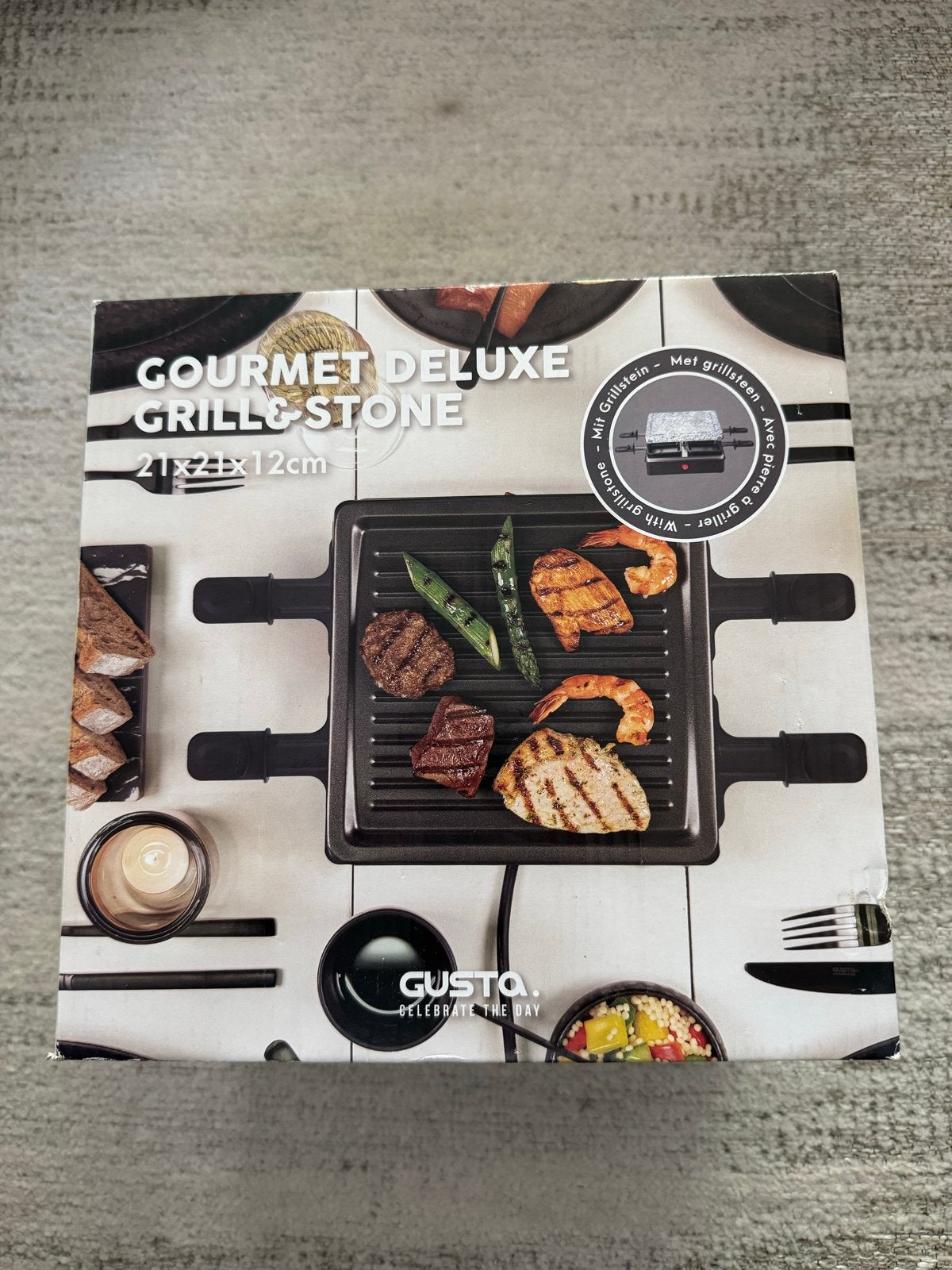 Gourmet Deluxe Grill & Stone - Gusta, Ophalen, Nieuw