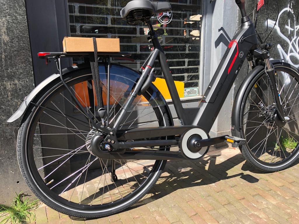 Fietshokje Houtplein: Amslod Newton E-Bike Damesfiets Nieuw!, Niet ingevuld, Nieuw, 56 cm of meer, Schijfrem