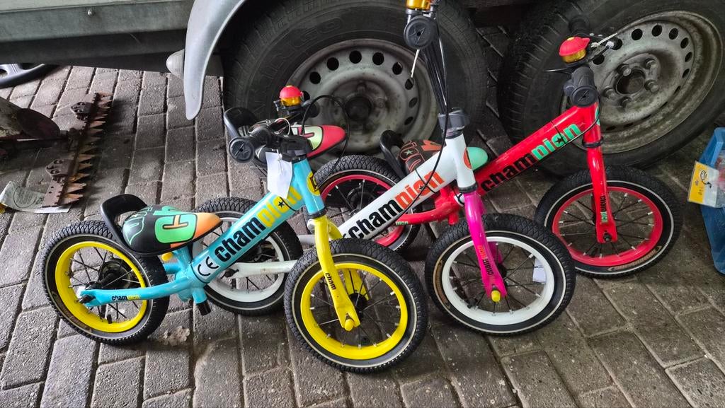 Loopfietsjes in verschillende kleuren, Ophalen, Nieuw, Loopfiets
